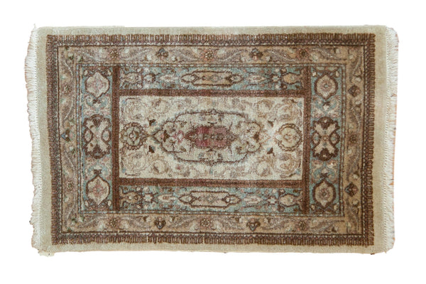 2x3 Vintage Tabatabaie Tabriz Rug Mat // ONH Item 7380