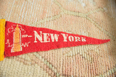 Vintage New York City Felt Flag Pennant // ONH Item 7426 Image 1