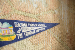 Vintage Benjamin Franklin Memorial And Institute Felt Flag Pennant // ONH Item 7430 Image 3