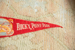 Vintage Rocky Point Park R.I. Felt Flag Pennant // ONH Item 7436 Image 4