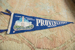 Vintage Provincetown Mass. Felt Flag Pennant // ONH Item 7437 Image 1