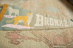 Vintage Bronx Zoo Felt Flag Pennant // ONH Item 7446 Image 1
