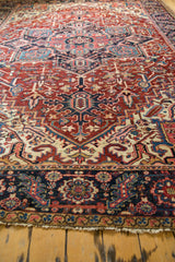 9x12 Vintage Heriz Carpet // ONH Item 7454 Image 8