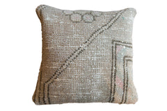 Reclaimed Turkish Rug Fragment Mini Pillow // ONH Item 7461