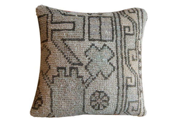 Reclaimed Turkish Rug Fragment Mini Pillow // ONH Item 7462