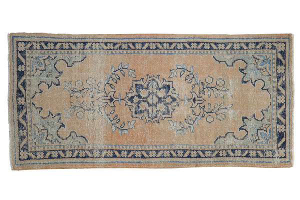 2.5x5 Vintage Distressed Oushak Rug Runner // ONH Item 7481