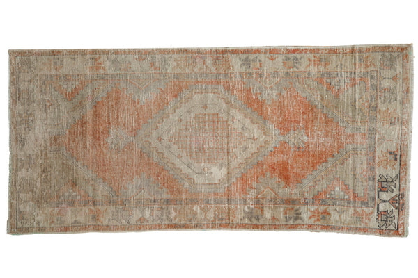 2.5x5.5 Vintage Distressed Oushak Rug Runner // ONH Item 7482