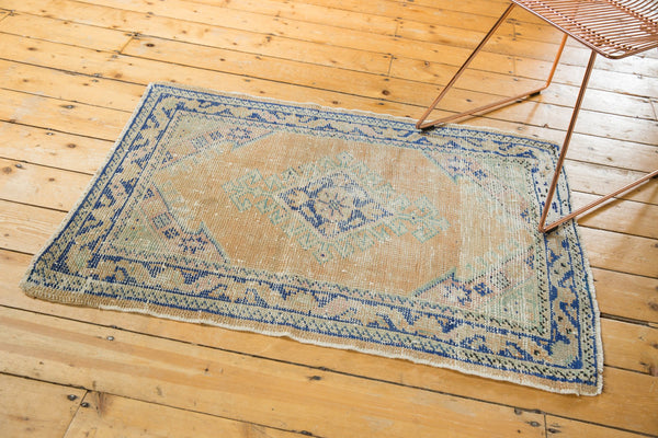 3x4 Vintage Distressed Oushak Square Rug // ONH Item 7487 Image 6