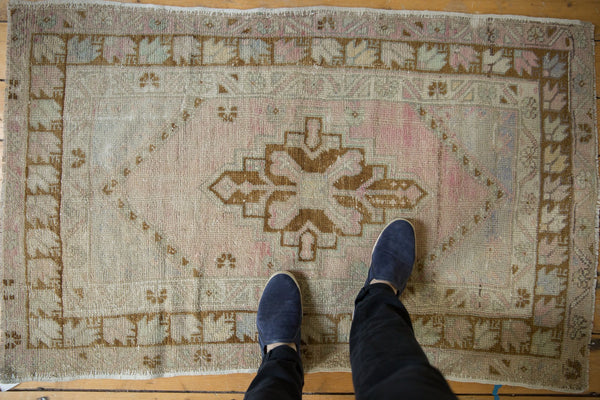 3x4.5 Vintage Distressed Oushak Rug // ONH Item 7488 Image 1