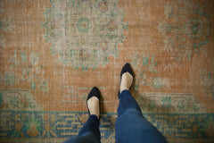 6x9.5 Vintage Distressed Oushak Carpet // ONH Item 7489 Image 1