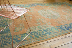 6x9.5 Vintage Distressed Oushak Carpet // ONH Item 7489 Image 2