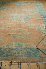 6x9.5 Vintage Distressed Oushak Carpet // ONH Item 7489 Image 10