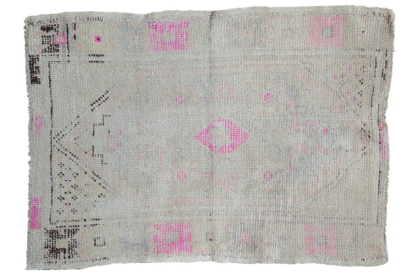 2.5x4 Vintage Distressed Oushak Rug // ONH Item 7493