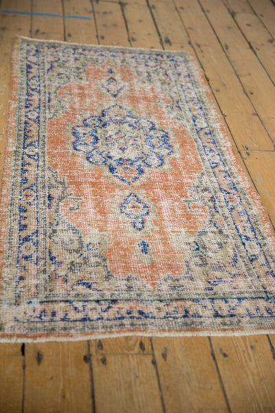 2.5x5 Vintage Distressed Oushak Rug Runner // ONH Item 7495 Image 2