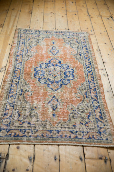 2.5x5 Vintage Distressed Oushak Rug Runner // ONH Item 7495 Image 4