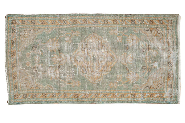 2.5x4.5 Vintage Distressed Oushak Rug // ONH Item 7496