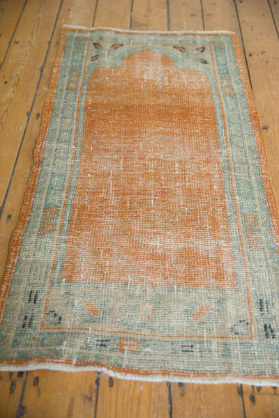 2x4.5 Vintage Distressed Oushak Rug Runner // ONH Item 7497 Image 2
