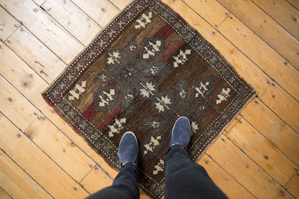 2.5x3 Vintage Distressed Oushak Square Rug // ONH Item 7500 Image 1