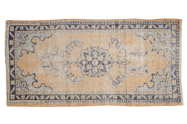 2.5x5 Vintage Distressed Oushak Rug Runner // ONH Item 7503