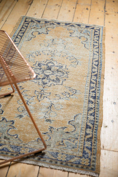 2.5x5 Vintage Distressed Oushak Rug Runner // ONH Item 7503 Image 4