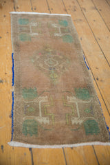 1.5x4 Vintage Distressed Oushak Rug Mat Runner // ONH Item 7514 Image 5