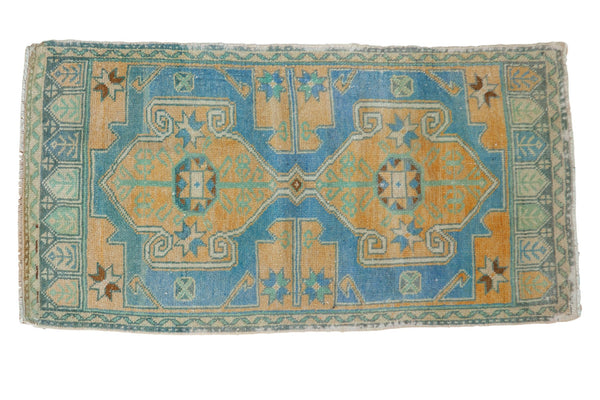 2x3.5 Vintage Distressed Oushak Rug // ONH Item 7517