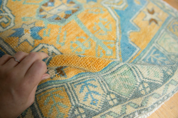 2x3.5 Vintage Distressed Oushak Rug // ONH Item 7517 Image 5