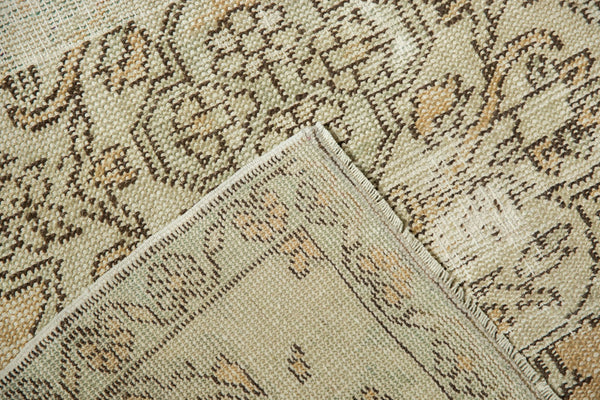 3.5x4.5 Vintage Distressed Oushak Square Rug // ONH Item 7520 Image 6