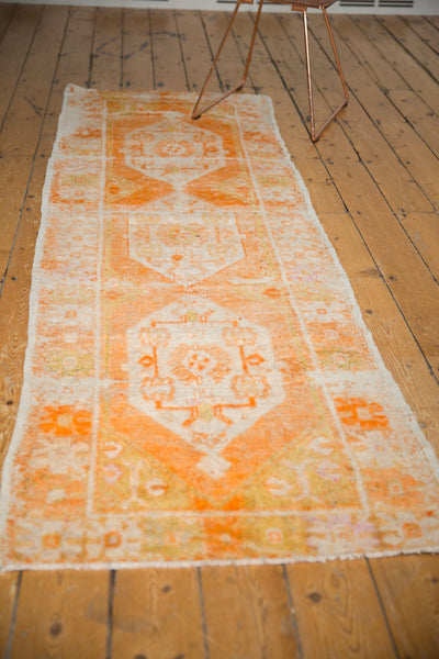 Vintage Distressed Oushak Rug Runner / ONH item 7525 Image 4