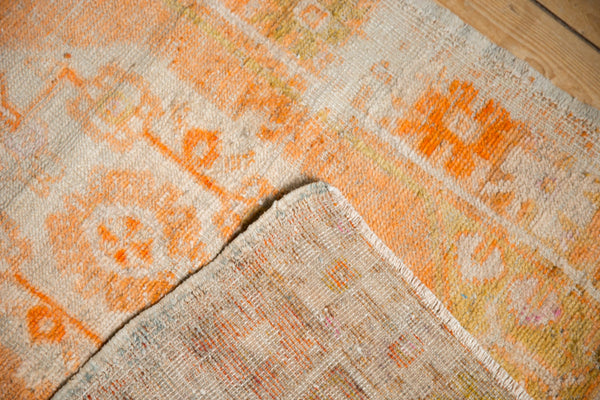 Vintage Distressed Oushak Rug Runner / ONH item 7525 Image 7