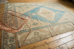 6.5x10 Vintage Distressed Oushak Carpet // ONH Item 7527 Image 2