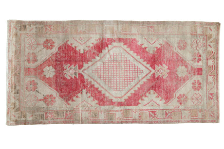 Vintage Distressed Oushak Rug Runner / ONH item 7528