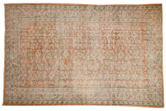 5.5x9 Vintage Distressed Oushak Carpet // ONH Item 7536