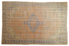 6x9.5 Vintage Distressed Oushak Carpet // ONH Item 7537