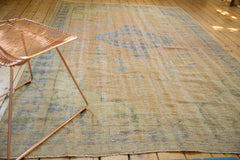 6x9.5 Vintage Distressed Oushak Carpet // ONH Item 7537 Image 2