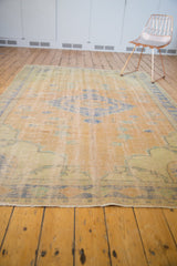 6x9.5 Vintage Distressed Oushak Carpet // ONH Item 7537 Image 6