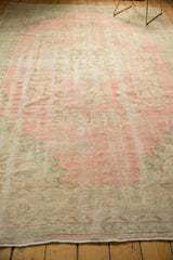 7x10.5 Vintage Distressed Oushak Carpet // ONH Item 7538 Image 7