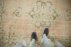 5.5x8.5 Vintage Distressed Oushak Carpet // ONH Item 7543 Image 1