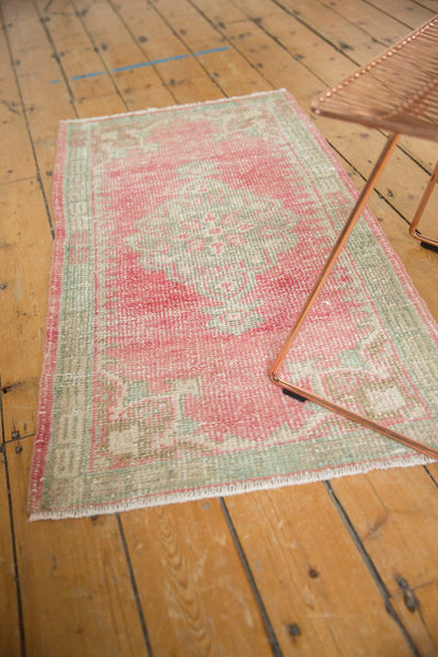 2x4.5 Vintage Distressed Oushak Rug Runner // ONH Item 7546 Image 4
