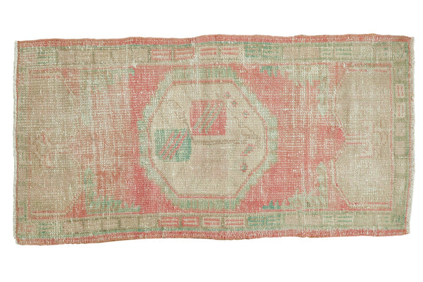 2x4.5 Vintage Distressed Oushak Rug Runner // ONH Item 7547