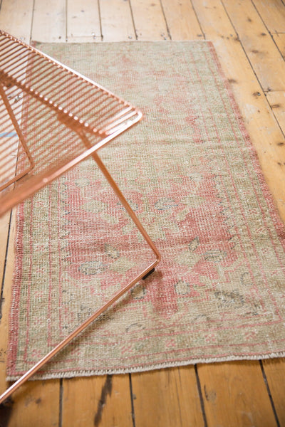 2x4.5 Vintage Distressed Oushak Rug Runner // ONH Item 7551 Image 3