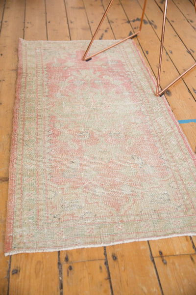 2x4.5 Vintage Distressed Oushak Rug Runner // ONH Item 7551 Image 4