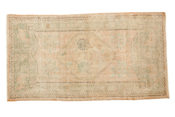 2x4 Vintage Distressed Oushak Rug Runner // ONH Item 7552