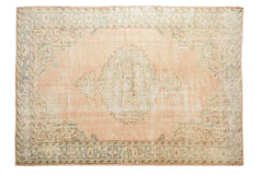 6x9 Vintage Distressed Oushak Carpet // ONH Item 7554