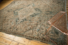 7.5x9.5 Vintage Distressed Fragment Heriz Carpet // ONH Item 7567 Image 2