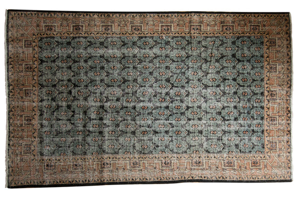 6x10 Vintage Distressed Oushak Carpet // ONH Item 7569