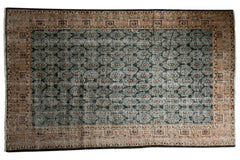 6x10 Vintage Distressed Oushak Carpet // ONH Item 7569