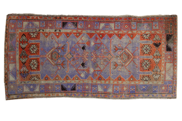 Vintage Distressed Oushak Rug Runner / ONH item 7571