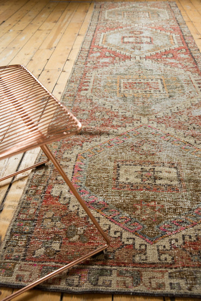 3.5x12 Vintage Distressed Oushak Rug Runner // ONH Item 7574 Image 2