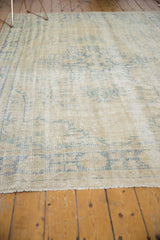 6.5x9.5 Vintage Distressed Oushak Carpet // ONH Item 7578 Image 4